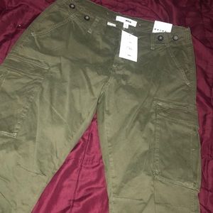 Olive cargo pants